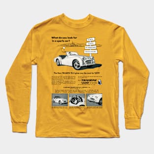 TRIUMPH TR3 - advert Long Sleeve T-Shirt